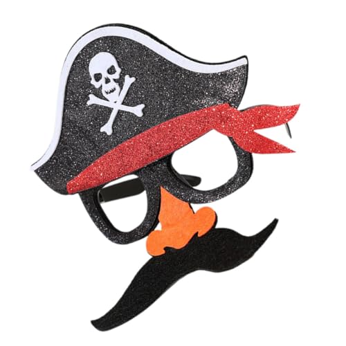 Garneck Piraten Maske Halloween Kostüm Leichtes Material Wiederverwendbar Komfortabel für Karneval Maskerade Party Zubehör für Erwachsene und Cosplay von Garneck