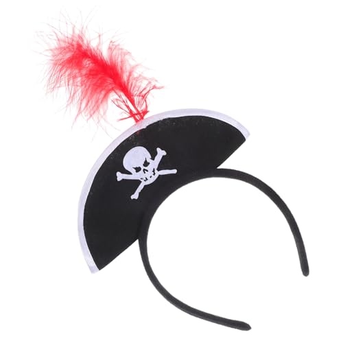 Garneck Piratenhut Piraten Stirnbandhut Pirat Kostüm Stirnband Piratenhut Kopfbedeckung Pirate Halloween Kostümzubehör Für Dress -up -party -rollenspiele von Garneck