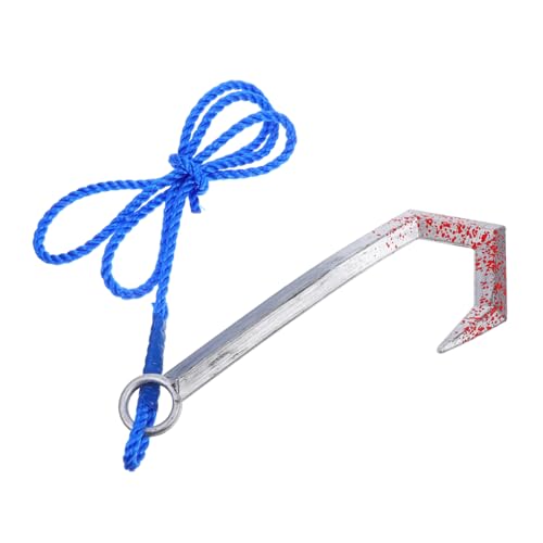 Garneck Plastik Piratenhaken Robust für Piraten Kostüm Accessoire Seil Karneval Halloween Party Requisite für Rollenspiele Jungen Mädchen von Garneck