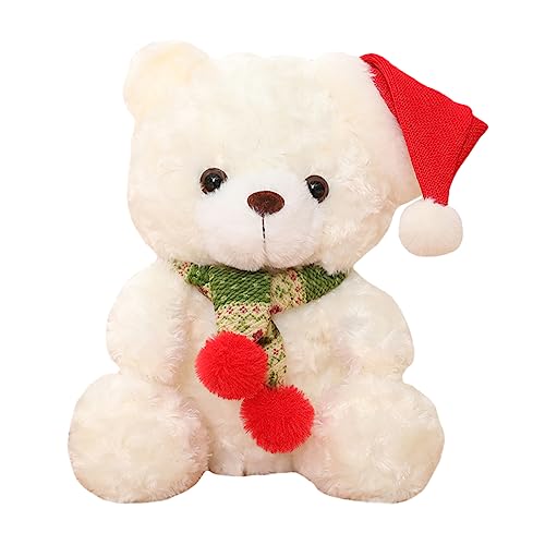 Garneck Plüsch Bär Kuscheltier Weihnachtsdekoration Süße Geschenkidee für Erwachsene für Festlichkeiten Tischornament Garneck Plüsch Bär Kuscheltier Weihnachtsdekoration Süße Geschenkidee für Erwachsene für Festlichkeiten Tischornament von Garneck