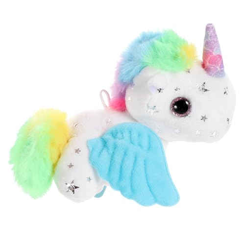 Garneck Plüsch Einhorn Schlüsselanhänger mit Schwanzwackeln Bunter Einhorn Anhänger für Rucksack Schlüsselbund und Handtasche Perfektes für Frauen Garneck Plüsch Einhorn Schlüsselanhänger mit Schwanzwackeln Bunter Einhorn Anhänger für Rucksack Schlüsselbund und Handtasche Perfektes für Frauen von Garneck