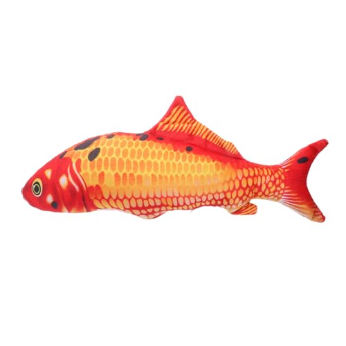 Garneck Plüsch Fisch Kissen Realistisches Goldfisch Stofftier für Haustiere Weiches Kuscheltier als Lernspielzeug Perfektes für Geburtstage Besondere Anlässe von Garneck