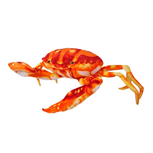 Garneck Krabbenplüsch Spielzeug 38cm Plüsch Krabbe Kissen für Kinder Imitat Marine Lustiges Spielzeug Dekoration Wurfkissen für Jungen und Mädchen von Garneck