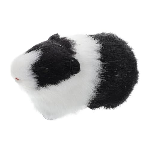 Garneck Plüsch Realistisches Meerschweinchenmodell Süßes Flauschiges Hamster -Figur Simuliertes Kunstfell Puppenpädagogik Kognitiver Spielzeug Für Kinder von Garneck