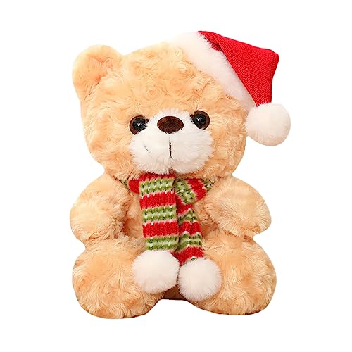Garneck Plüschbär Dekofigur für Weihnachten Süßes Weihnachtskuscheltier zur Festtagsdekoration Vielseitig Einsetzbar für Regale Sofas und Betten Garneck Plüschbär Dekofigur für Weihnachten Süßes Weihnachtskuscheltier zur Festtagsdekoration Vielseitig Einsetzbar für Regale Sofas und Betten von Garneck