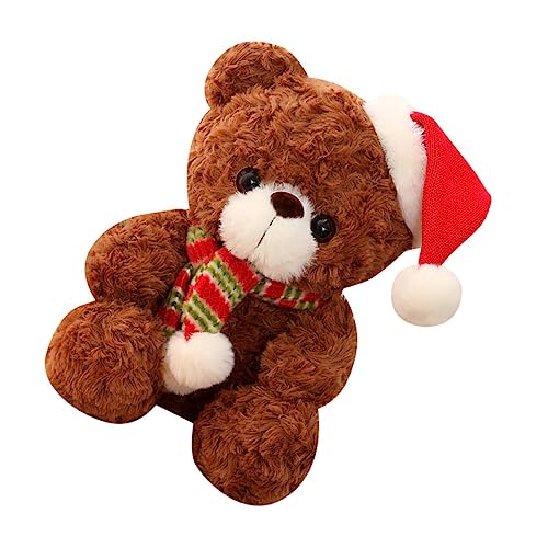 Garneck Plüschbär Dekoration für Weihnachten Großer Süßer Weihnachtsbär als Tischornament und Festliche Geschenkidee für Weihnachtsfeier für Regale Sofas und Mehr Garneck Plüschbär Dekoration für Weihnachten Großer Süßer Weihnachtsbär als Tischornament und Festliche Geschenkidee für Weihnachtsfeier für Regale Sofas und Mehr von Garneck