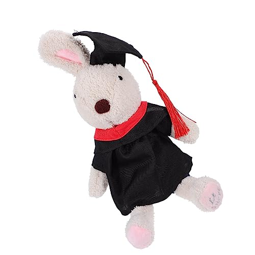 Garneck Plüschtierpuppe Puppen Grad Plüschpuppe Hasenspielzeug Plüschtier Lustiges Plüsch Abschluss Für Abschluss Plüschtier Hase Kuscheltier Hase Plüschtier Kuschelhase Beige Pp von Garneck