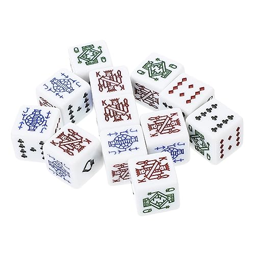 Garneck Pokerwürfel 20mm - 12er Set Große 6-seitige Pokerwürfel Für Poker Und Kartenspiele Ideal Für Eskalero Und Spieleabende Mit Freunden Garneck Pokerwürfel 20mm - 12er Set Große 6-seitige Pokerwürfel Für Poker Und Kartenspiele Ideal Für Eskalero Und Spieleabende Mit Freunden von Garneck