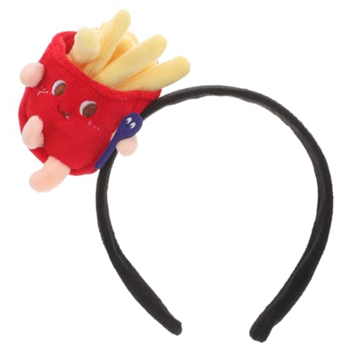 Garneck Pommes Frites Hut - Lustiger Pommes Kostüm Hut Für Partys - Halloween Und Cosplay Mini Food Stirnband Ideales Partyzubehör Für Fast Food Fans Und Kreative Kostüme von Garneck