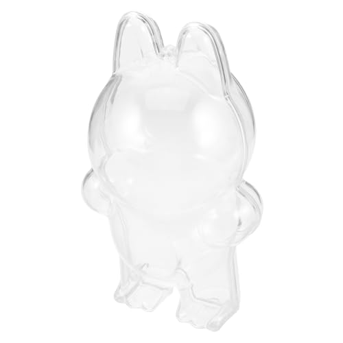 Garneck Puppen-schutzhülle Aufbewahrungskoffer Für Handarbeiten Bastelkoffer Mini-displaytasche Puppe Ausstellungstasche Puppenhülle Schaukästen Mini-puppenkoffer Transparent Acryl von Garneck