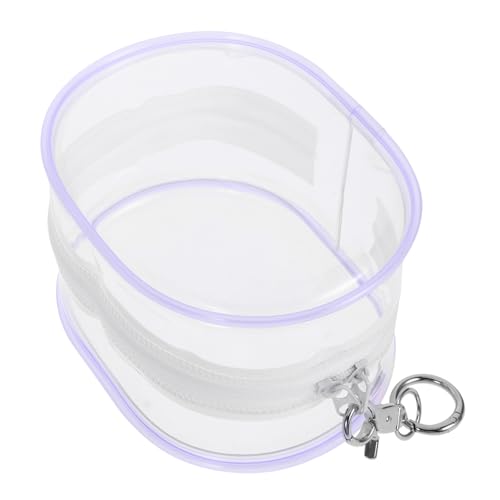 Garneck Puppenausflugstasche Modellpuppen Tragetasche Kinderzimmer Miniaturwagen Transparente Reisepuppe Tragbare Fächer Mama Puppen Tragetasche Durchsichtiger Puppen Organizer von Garneck