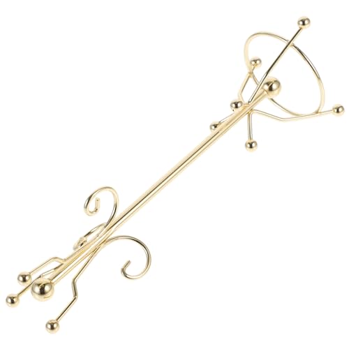 Garneck Puppenbekleidungsbügel Kleiderständer für Puppen Puppenzubehör Mini- -Lagerregale Puppenaufhänger und Gestell Mini-Möbelspielzeug Puppen Aufhänger Metall Golden Garneck Puppenbekleidungsbügel Kleiderständer für Puppen Puppenzubehör Mini- -Lagerregale Puppenaufhänger und Gestell Mini-Möbelspielzeug Puppen Aufhänger Metall Golden von Garneck