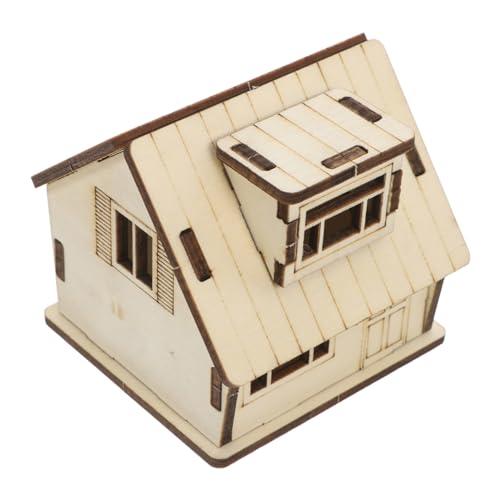 Garneck 3D-Puzzle Haus Miniatur Holzhaus Modellbausatz für Kinder und Erwachsene Selbstgemacht Puppenhaus Realistische Architektur Garneck 3D-Puzzle Haus Miniatur Holzhaus Modellbausatz für Kinder und Erwachsene Selbstgemacht Puppenhaus Realistische Architektur von Garneck