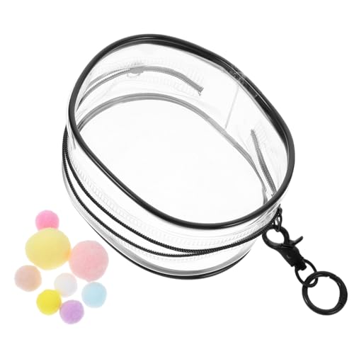Garneck Puppentasche Tragbare kleine Puppenaufbewahrung Taschendisplay Großpuppenspeicherbeutel Puppe Ausstellungstasche Vitrine für Figuren PVC-Spielzeugtasche Transparent von Garneck