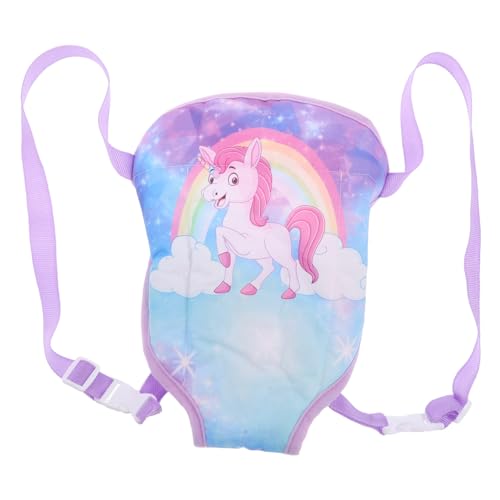 Garneck Puppenträger Babypuppengeschirr Puppentrage für -Babytrage Mini Plüsch Babypuppen-Reisetrage 18-Zoll-Puppenrucksack Junge ausgestopft Tasche Stoff von Garneck