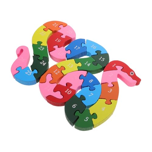 Garneck Puzzle Kindergarten-Rätsel Lernspielzeug für Kleinkinder Stielspielzeug Wortbuchstabierspiele für Chinesische Tierkreiszeichen-Schlangenstatue Mini-Schlangenwürfel Holz Garneck Puzzle Kindergarten-Rätsel Lernspielzeug für Kleinkinder Stielspielzeug Wortbuchstabierspiele für Chinesische Tierkreiszeichen-Schlangenstatue Mini-Schlangenwürfel Holz von Garneck