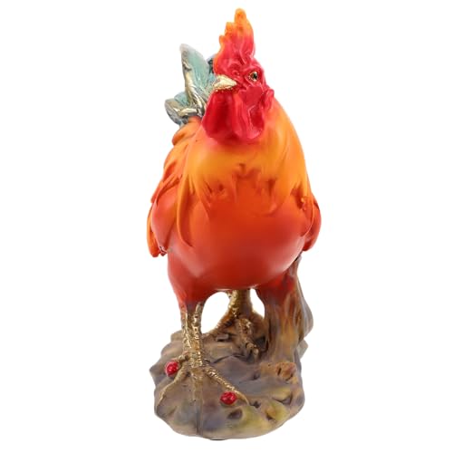 Garneck Realistische Hähne Figurine aus Resin Hühner Skulptur für Garten Dekoration Lifelike Farm Tier Ornament für und Außendekor Lernspielzeug Garneck Realistische Hähne Figurine aus Resin Hühner Skulptur für Garten Dekoration Lifelike Farm Tier Ornament für und Außendekor Lernspielzeug von Garneck
