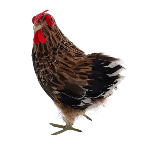 Garneck Realistische Hühnerornamente Und Gartenhuhnfiguren Für Ostergartendekor Und Henskulpturen Im Freien Mit Hühnchen -coop -spielzeugen von Garneck