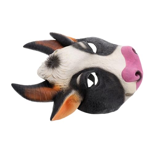 Garneck Realistische Kuh aus für Halloween Kostüm und Cosplay Atmungsaktiv Wiederverwendbar Einzigartiges Design für Karneval Maskenball Verkleidung und Lustige Rollenspiele von Garneck