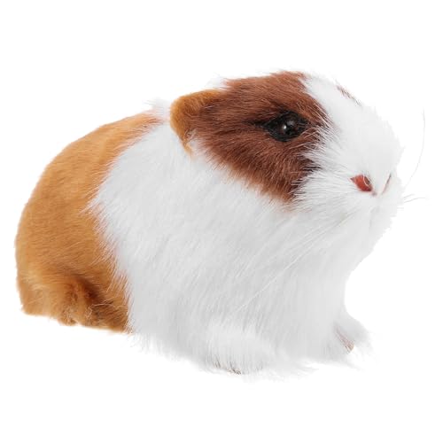 Garneck Realistisches Hamster Modell Figurine Detailgetreues Tierdekor für Kinderzimmer und Party Lebensecht Gestaltete Hamster Nachbildung Pädagogisches Kleintier und Wohnaccessoire von Garneck