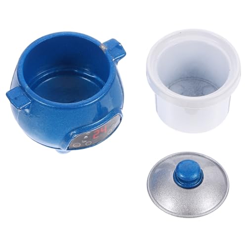 Garneck Reiskochermodell Wasserkocher- Mini- -Geschirr Mini Reiskocher Mini-Kochgeschirr- Kochspiel in der Küche Küchenzubehör Legierung Blue von Garneck