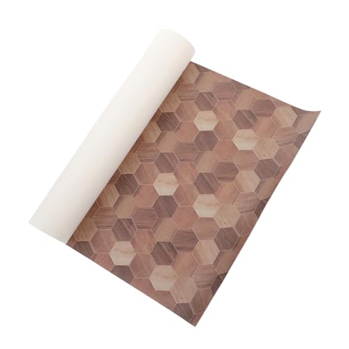 Garneck Retro Sechseckiges Bodenmodell Winzige Häuser Dekoration Kleines Winzige Häuser Retro Kleiner Boden Miniaturböden Mini Bodenbelag Simulierter Mini Bodenbelag Pu von Garneck