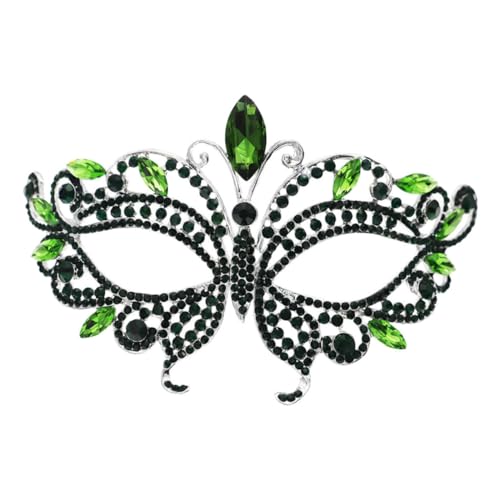 Garneck Rhinestone Maske für Halloween und Maskerade Halbe Gesichtmaske für Frauen Vielseitige Party Requisite für Hochzeiten und Feiern Leicht und zu Tragen Garneck Rhinestone Maske für Halloween und Maskerade Halbe Gesichtmaske für Frauen Vielseitige Party Requisite für Hochzeiten und Feiern Leicht und zu Tragen von Garneck
