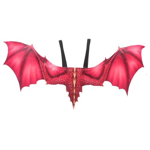 Garneck Rote Drachenflügel Cosplay Accessoire für Halloween Kostüm Erwachsene Party Requisiten Vliesstoff für Maskeraden und Karneval Auffälliges Design für Unvergessliche Auftritte Garneck Rote Drachenflügel Cosplay Accessoire für Halloween Kostüm Erwachsene Party Requisiten Vliesstoff für Maskeraden und Karneval Auffälliges Design für Unvergessliche Auftritte von Garneck