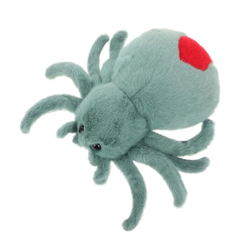 Garneck Rotschwanzspinne- deko Spinnen Plüschtier Stofftiere Puppe Halloween Spinne Plüsch ausgestopftes Tierspielzeug Kinderspielzeug Stofftier süß Halloween Stofftiere von Garneck
