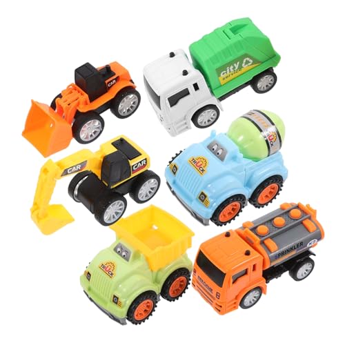 Garneck Rückziehautos Mini Baufahrzeuge Für Jungen Karikatur LKW Kran Bagger Und Mischer Für Ab Jahren Fahrzeugspielzeug Für Drinnen Und Draußen Garneck Rückziehautos Mini Baufahrzeuge Für Jungen Karikatur LKW Kran Bagger Und Mischer Für Ab Jahren Fahrzeugspielzeug Für Drinnen Und Draußen von Garneck