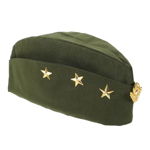 Garneck Russische Matrosen Mütze Camouflage Bootshut Kostüm Zubehör für Damen Herren Karneval Party Cosplay von Garneck