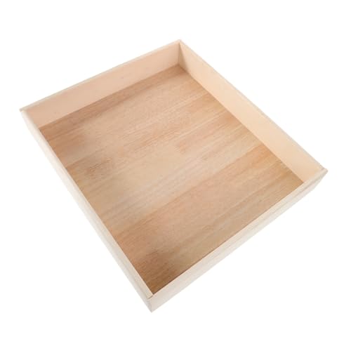 Garneck Sandkasten Sandkasten Sandbehälter Sandwannen Für Klassenzimmer Schildkröte Sandkästen Mit Deckel Sandgrube Mit Deckel Bausteine ​​Behälter Sandwanne Mit Deckel Hellbraun Holz von Garneck
