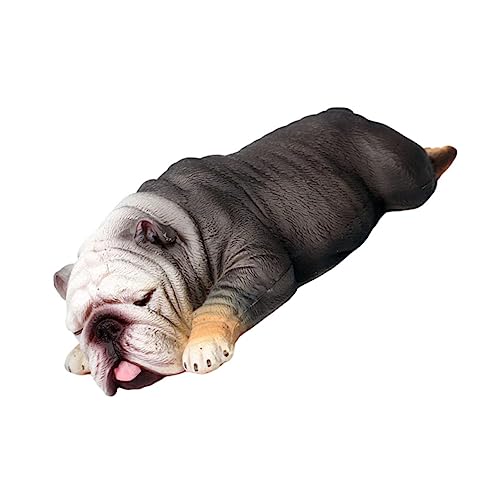 Garneck Schlafende Bulldogge Statue Kunststoff Hund Figur Herzschlag Spielzeug Baby Hund Spielzeug Welpen Figuren Garneck Schlafende Bulldogge Statue Kunststoff Hund Figur Herzschlag Spielzeug Baby Hund Spielzeug Welpen Figuren von Garneck