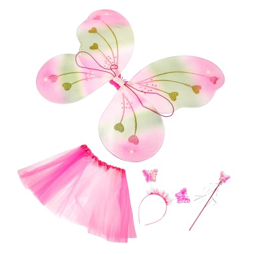 Garneck Schmetterlingskostüm für Mädchen Regenbogen Tutu Rock mit Flügeln Stirnband und Zauberstab für Karneval Geburtstagsfeiern und Tanzaufführungen Zufällige Farbe Zufällige Farbe Garneck Schmetterlingskostüm für Mädchen Regenbogen Tutu Rock mit Flügeln Stirnband und Zauberstab für Karneval Geburtstagsfeiern und Tanzaufführungen Zufällige Farbe Zufällige Farbe von Garneck