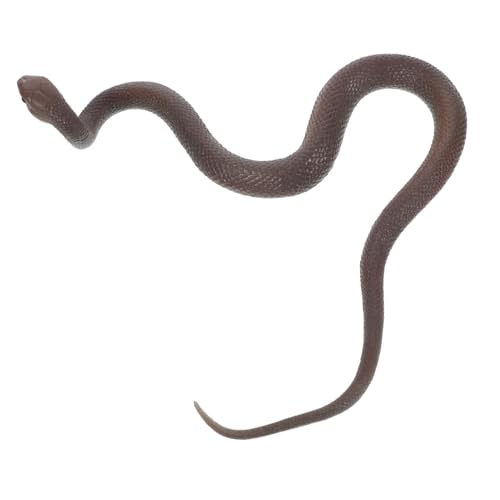 Garneck Schwarzes Mamba -schlangenmodell Kniffliges Flexible Schlangentier-spielzeugstatue Aprilscherz-gefallen Streich Und Verachten Kleine Spielsachen Streiche Chocolate von Garneck