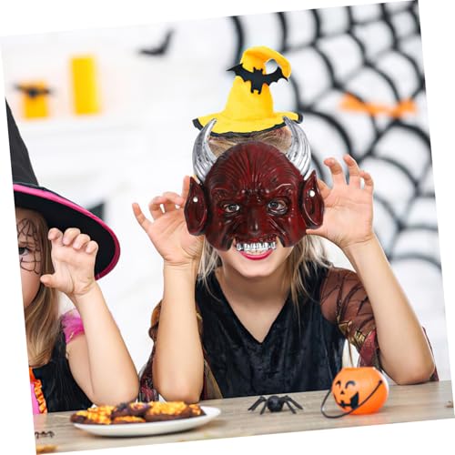 Garneck Sharp-horned Teufelsmaske Teufel-dämonen- -halloween- Geistermasken Halloween Halbgesichtsmaske Halloween- Teufel Dämon Gruselige Emulsion Garneck Sharp-horned Teufelsmaske Teufel-dämonen- -halloween- Geistermasken Halloween Halbgesichtsmaske Halloween- Teufel Dämon Gruselige Emulsion von Garneck