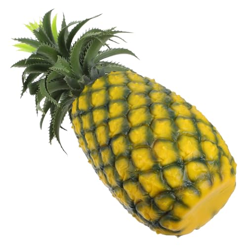 Garneck Simulierte Ananas künstliche Früchte Ananas-Ornamente realistische falsche Früchte gefälschte Ananas Ananas-Herzstück für den Tisch Kunstobst aus der Küche Plastik Garneck Simulierte Ananas künstliche Früchte Ananas-Ornamente realistische falsche Früchte gefälschte Ananas Ananas-Herzstück für den Tisch Kunstobst aus der Küche Plastik von Garneck