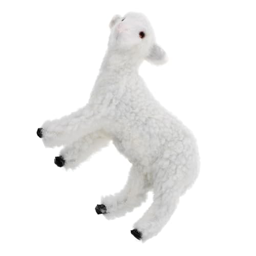 Garneck Simulierte Lammschmuck Kleintierfigur Landschaftstier gefälschtes Tier künstliche Tierfigur Plüsch-Schaf-Figur Mikrotierfigur Plüschtiermodell Plüschtierverzierung Pu Weiß Garneck Simulierte Lammschmuck Kleintierfigur Landschaftstier gefälschtes Tier künstliche Tierfigur Plüsch-Schaf-Figur Mikrotierfigur Plüschtiermodell Plüschtierverzierung Pu Weiß von Garneck