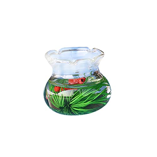 Garneck Simulierte Mini - -Tank -Ornamente Wohnkultur Heimdekoration Mikrolandschaftsornament Aquarium Mini-fischschalen Mini -dekorationsverzierung Mini- - Rot Glas von Garneck