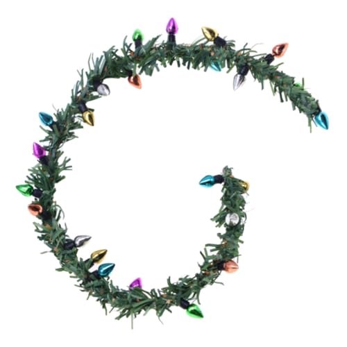 Garneck Simulierte Weihnachten Rattan Lichterkette Puppenhaus Mini Lichter Zubehör Für LED Kranz Winzige Figuren Kunststoff Garneck Simulierte Weihnachten Rattan Lichterkette Puppenhaus Mini Lichter Zubehör Für LED Kranz Winzige Figuren Kunststoff von Garneck