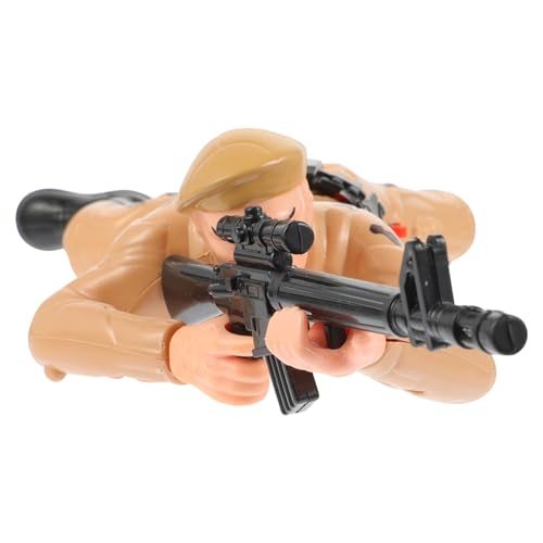 Garneck Soldat Krabbelspielzeug Soldaten-Actionfigur kriechender Soldat für kinderspielzeug Toys elektrospielzeug Soldat Figur Krabbeln Plastik Khaki Garneck Soldat Krabbelspielzeug Soldaten-Actionfigur kriechender Soldat für kinderspielzeug Toys elektrospielzeug Soldat Figur Krabbeln Plastik Khaki von Garneck
