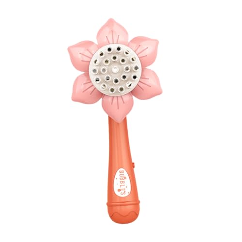 Garneck Sonnenblumen-Bubble-Maschine Blasenblasendes Blasenmacher Blasen Für Blase Zauberstab Outdoor- Für Kinderspielzeug Seifenblasenset Plastik Rosa von Garneck