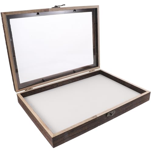 Garneck Specimen Frame Holzbox mit Transparentem Deckel und Langlebig Kompakt und Multifunktional für Insektenproben Schmuck und Sammlerstücke Stilvolle Aufbewahrung für Zuhause und von Garneck