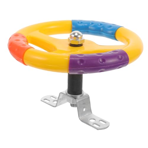 Garneck Spielzeugauto-Lenkrad Spielplatz-Lenkrad Kind Lenkung klein puppenwagen Lenkrad eines Spielzeugfahrzeugs Auto Lenkrad Metall von Garneck