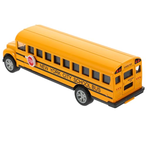 Garneck Spielzeugauto zurückziehen für kinderspielzeug schulbus Toys for Boys Flugzeug Autos Push-and-Go- Schulbusspielzeug Legierung Yellow Garneck Spielzeugauto zurückziehen für kinderspielzeug schulbus Toys for Boys Flugzeug Autos Push-and-Go- Schulbusspielzeug Legierung Yellow von Garneck