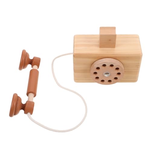 Garneck Spielzeugtelefon Telefon Kleinkindtelefon Zubehör für Spielhäuser antikes Telefonmodell Telefon Retro-Wählscheibentelefon altes Telefon Holz Garneck Spielzeugtelefon Telefon Kleinkindtelefon Zubehör für Spielhäuser antikes Telefonmodell Telefon Retro-Wählscheibentelefon altes Telefon Holz von Garneck