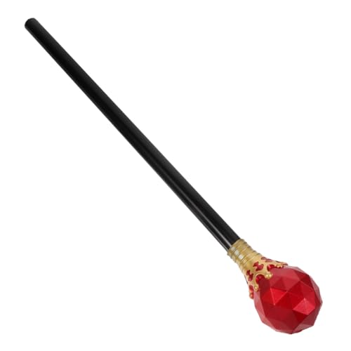 Garneck Stab Der Königin Halloween Piratenzubehör Für Spaß Stöcke Kinderspielzeug Party Prinzessinnen-fee-zauberstab-kit Mini Kleinkinder Dame Plastik Rot von Garneck