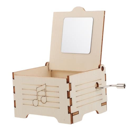 Garneck Stem Educational DIY Music Box Für Kinder Handkreist Holz Music Box Science Experimente Materialien Kreative Handwerkskits von Garneck