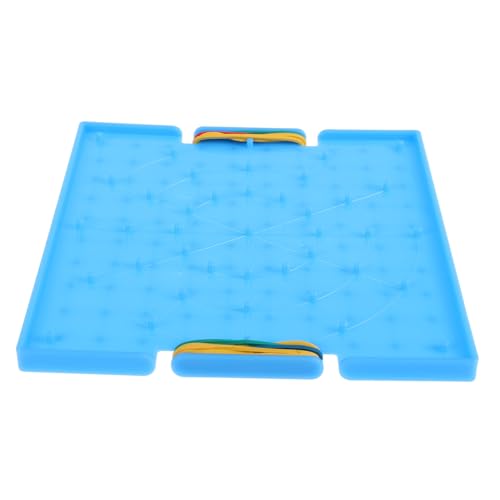 Garneck Studenten-pinnwand Geometrisches Modell Sensorische Raumartikel Geobretter Mit Gummibändern Teilungsmanipulationen Schreibtisch-Wand-Organizer Blue Plastik Garneck Studenten-pinnwand Geometrisches Modell Sensorische Raumartikel Geobretter Mit Gummibändern Teilungsmanipulationen Schreibtisch-Wand-Organizer Blue Plastik von Garneck