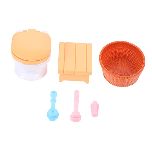 Garneck Teiliges Mini Badezimmermöbel Set Aus Holz Für Puppenhäuser Miniatur Toilette Und Deko Für Mini Ornamente Für Kreative Rollenspiele Garneck Teiliges Mini Badezimmermöbel Set Aus Holz Für Puppenhäuser Miniatur Toilette Und Deko Für Mini Ornamente Für Kreative Rollenspiele von Garneck